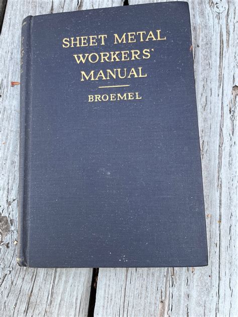 sheet metal workers pocket manual pdf|Sheet Metal Workers' Manual : Broemel, Louis .